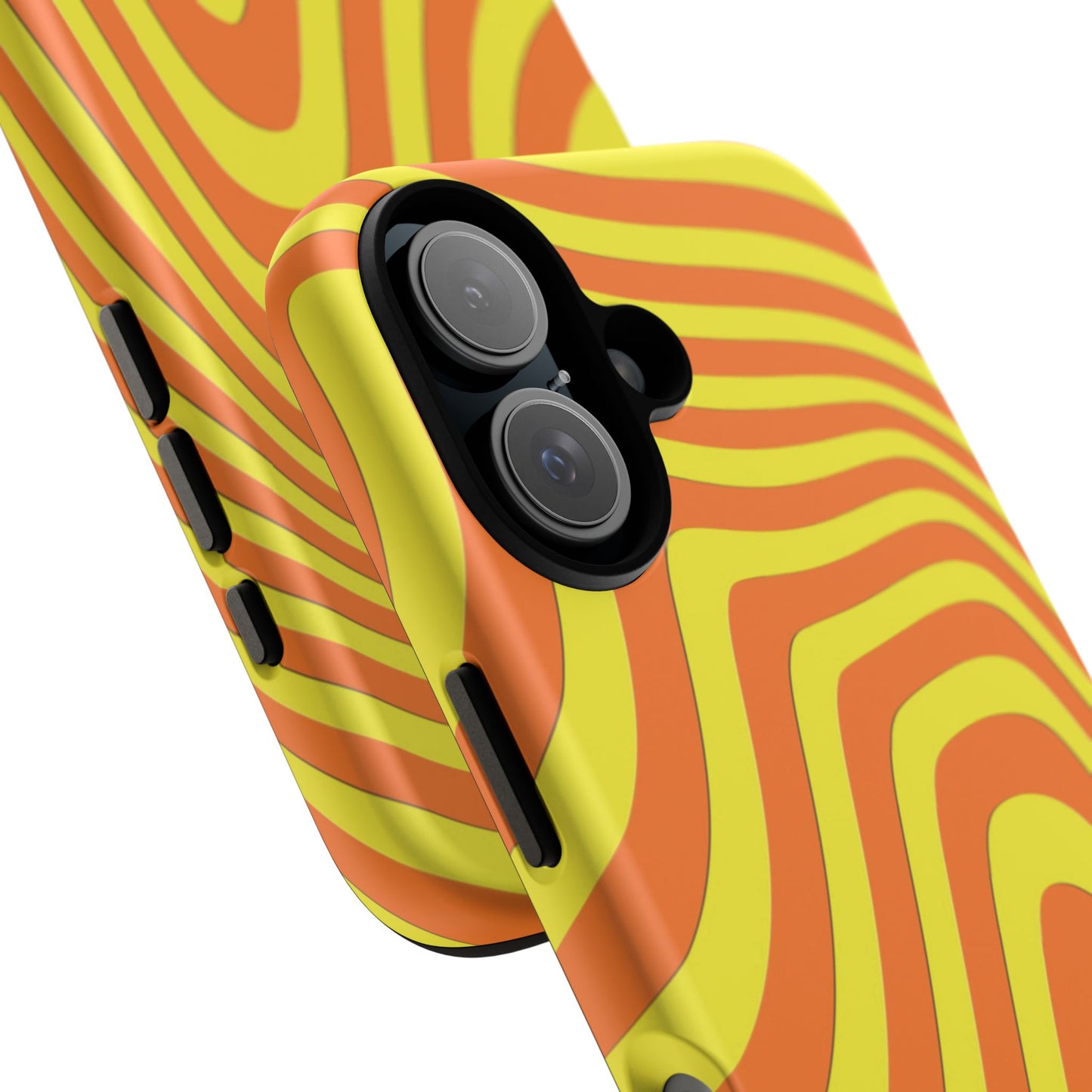 Retro wavy - Yellow and Orange - Tough Cases