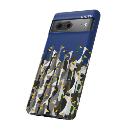 That is a LOT of ducks - Logo - Blue 003377 - Tough Cases