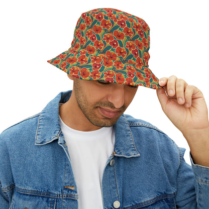 Hibiscus1 - Bucket Hat (AOP)