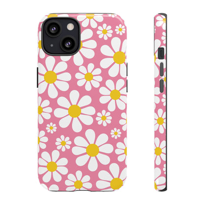 Daisies - Baby Doll Pink F88CAE- Tough Cases