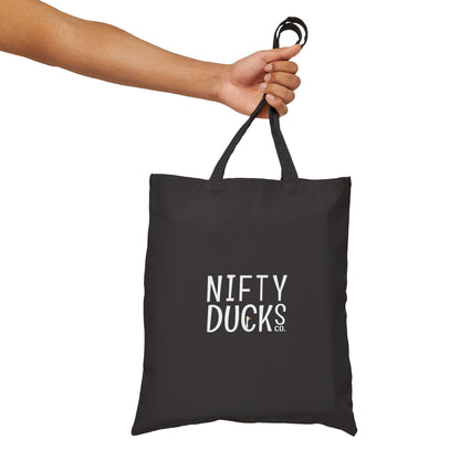 New York City - United States - Black 000000 - Cotton Canvas Tote Bag