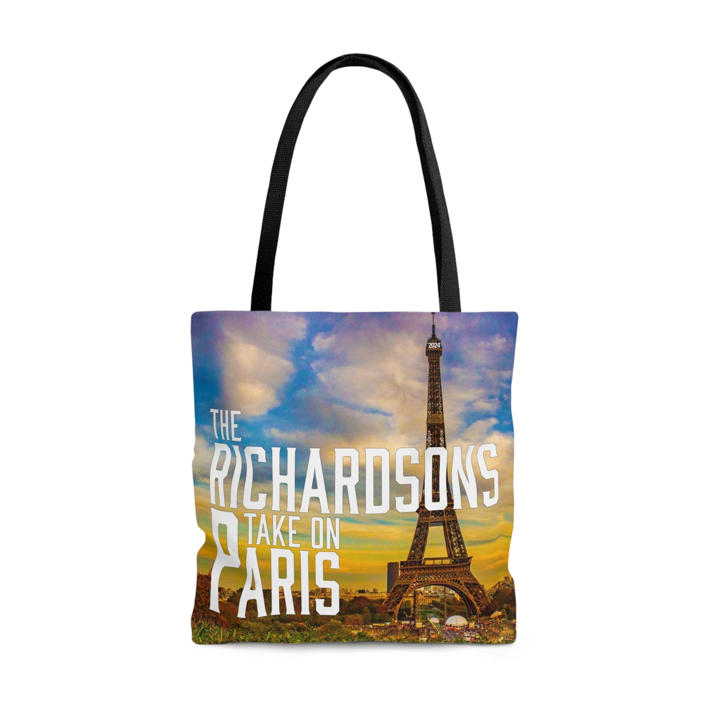 The Richardsons take on Paris - Logo - Tote Bag