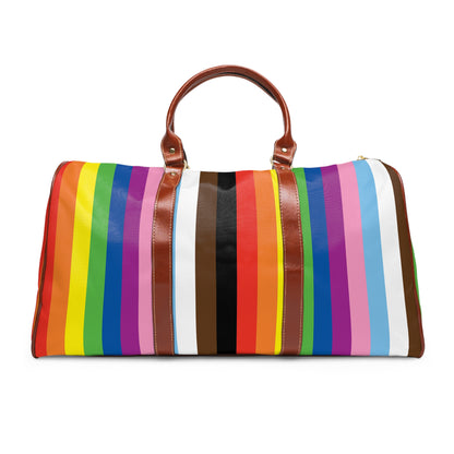 Pride stripes - Waterproof Travel Bag