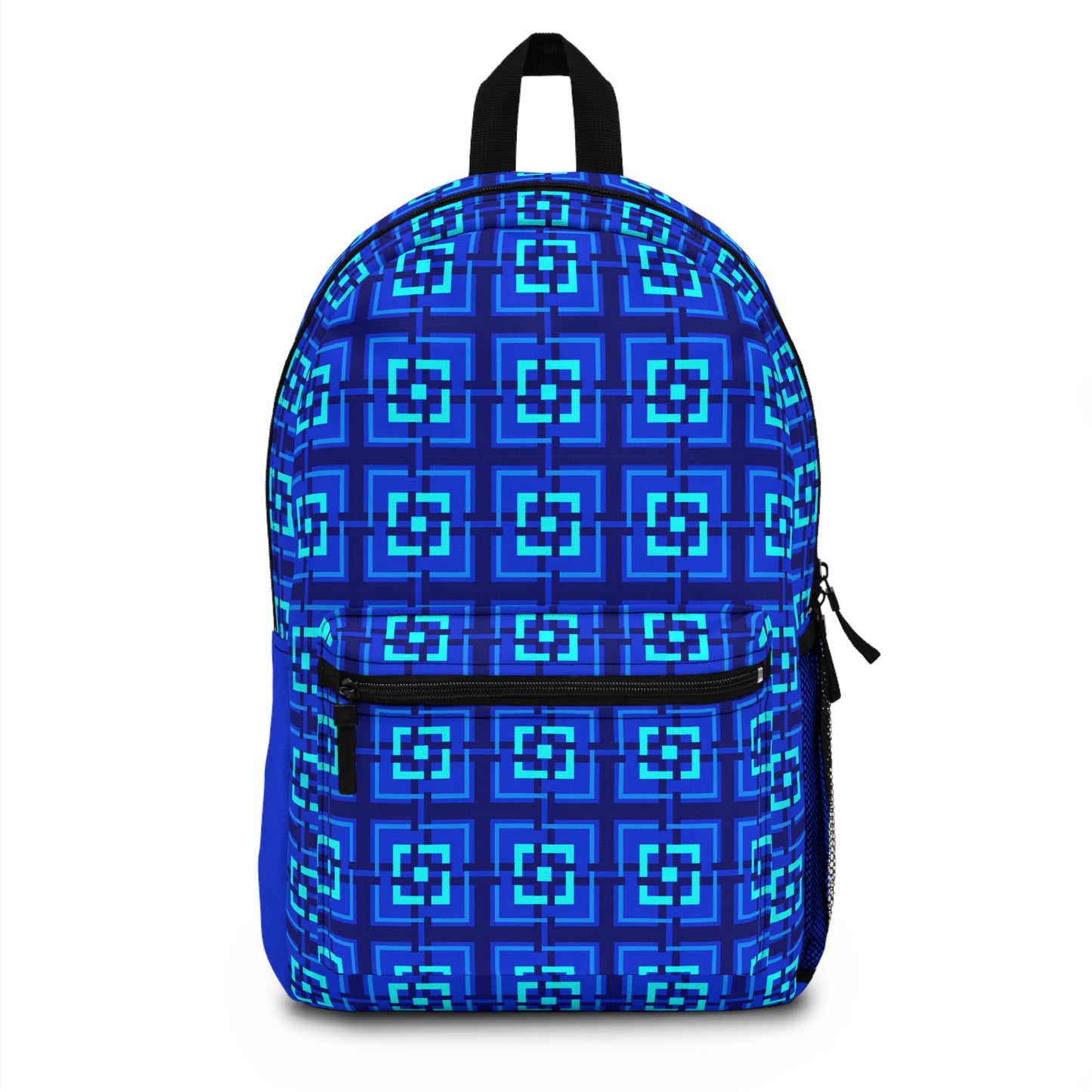 Intersecting Squares - Blues - Backpack