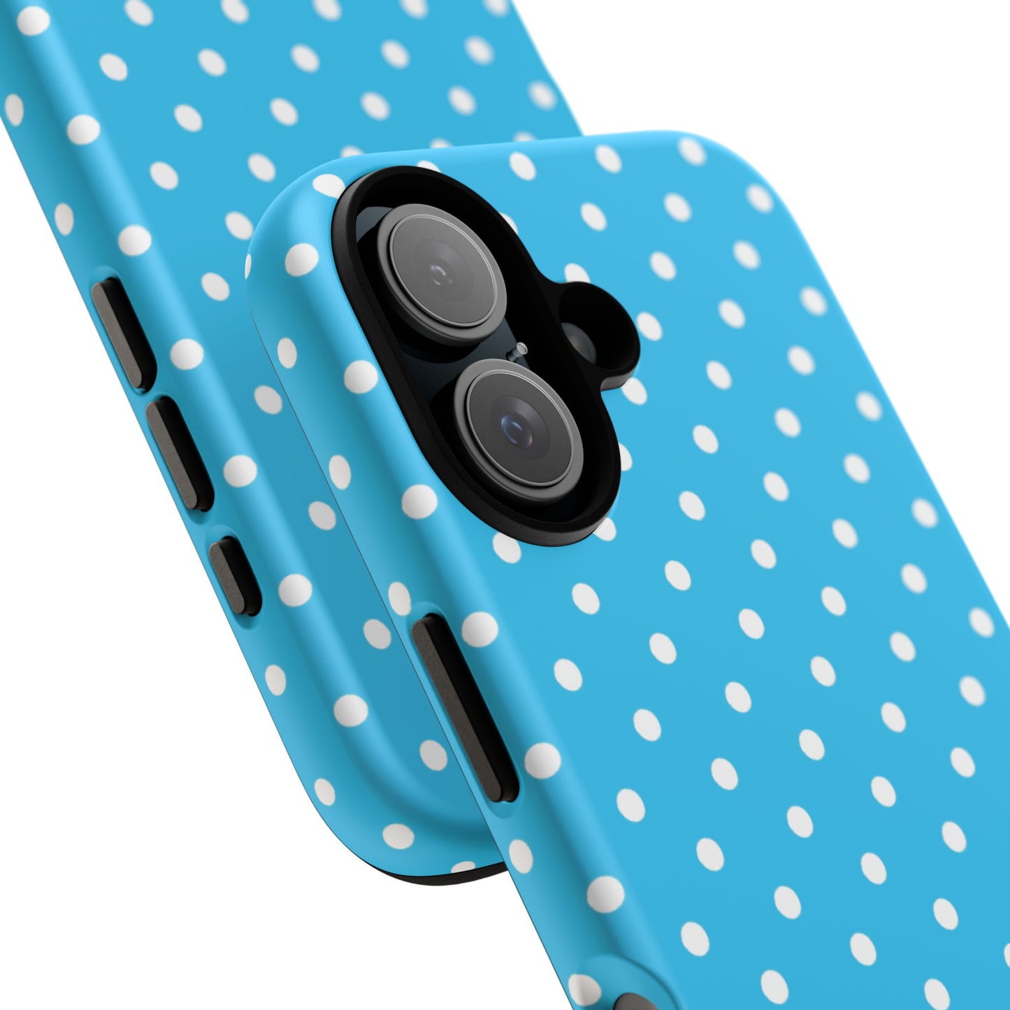 White dots on blue - Tough Cases