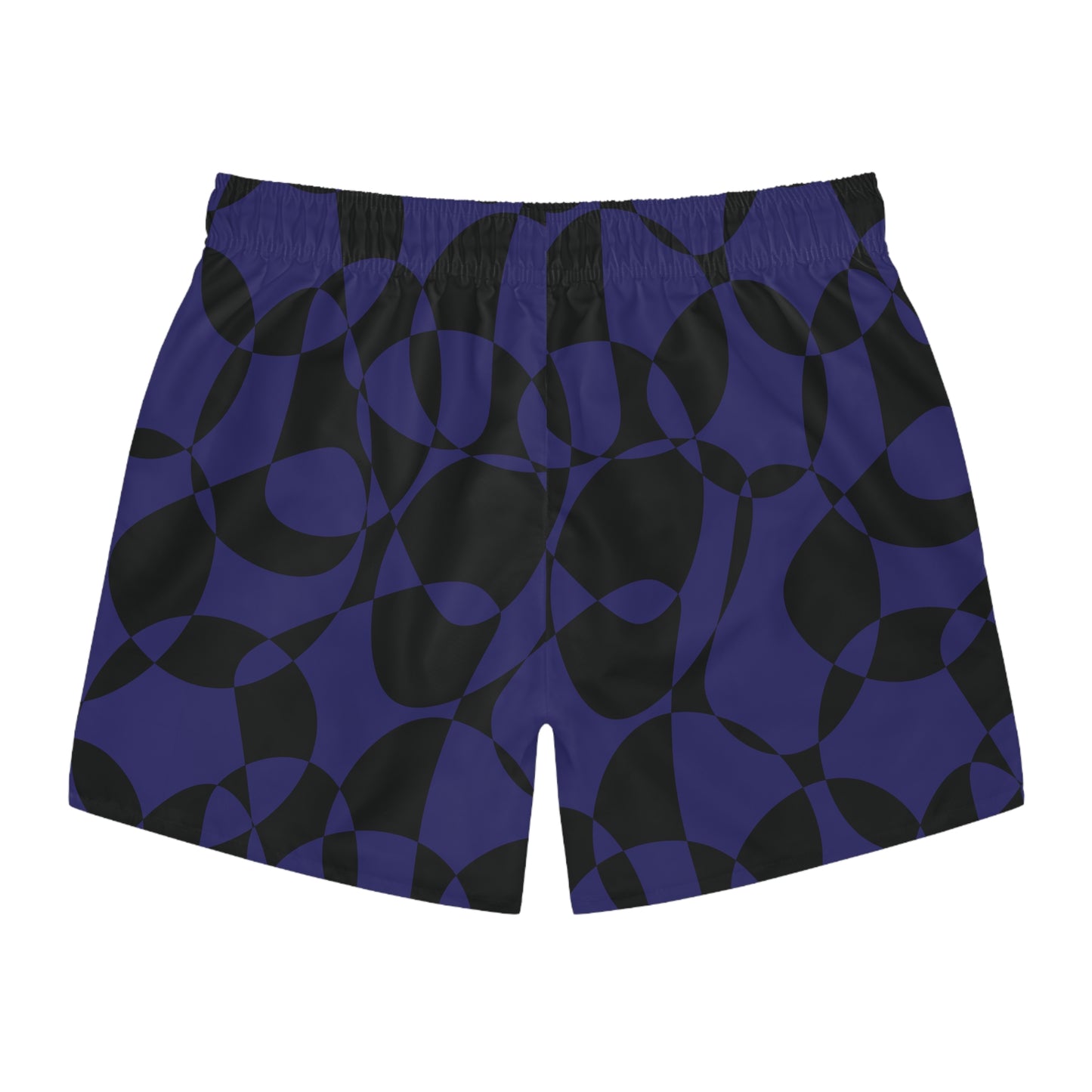 Sapphire Swirl - Black - Swim Trunks