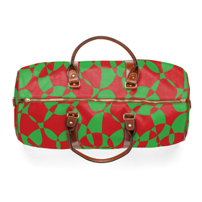 Scarlet Symphony - Lime Green - Waterproof Travel Bag