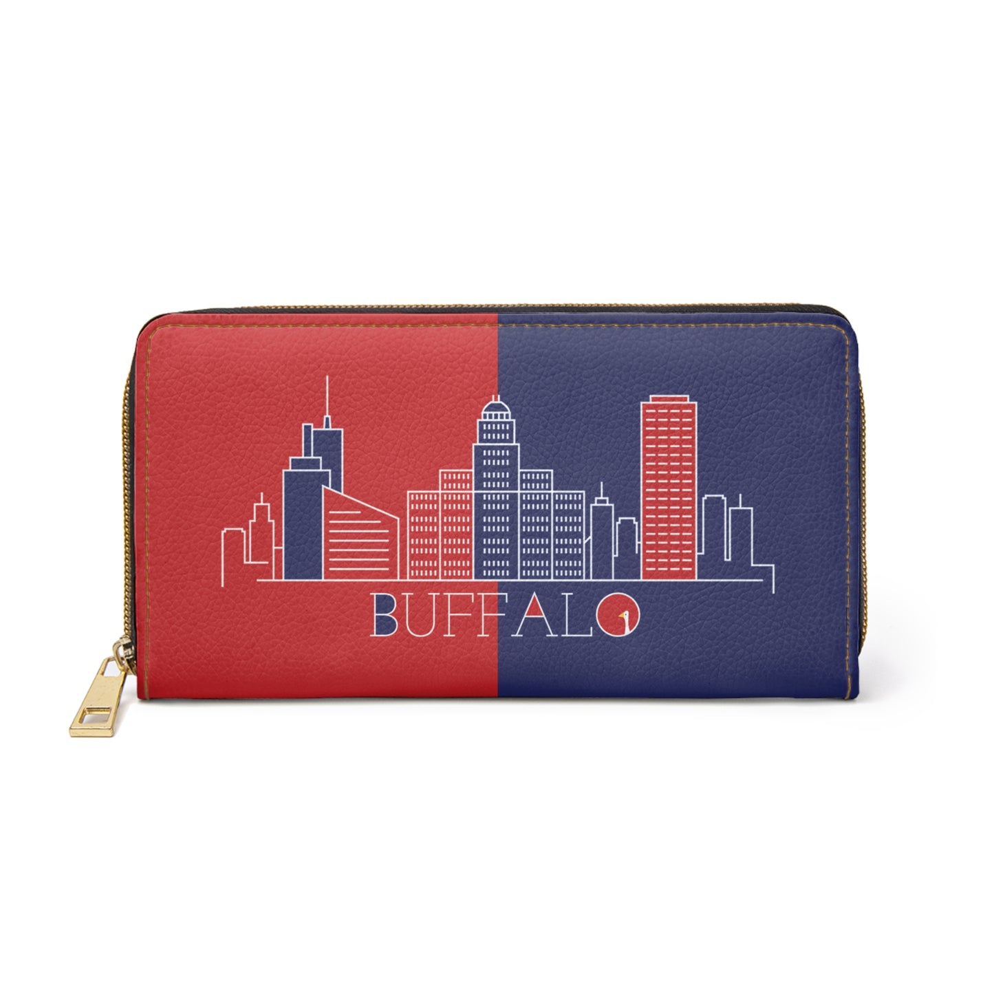 Buffalo - Red White and Blue City series - Zipper Wallet