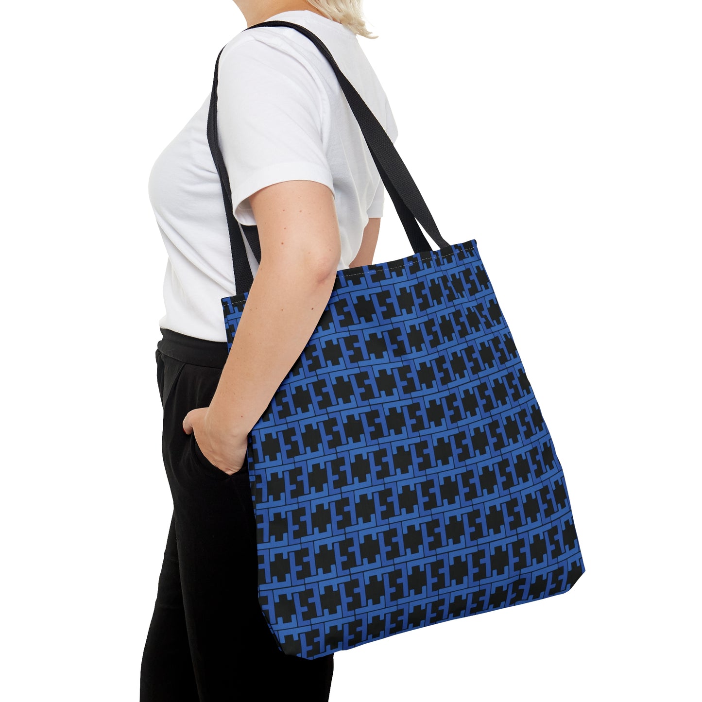 Letter Art - F - Black 000000 - Tote Bag