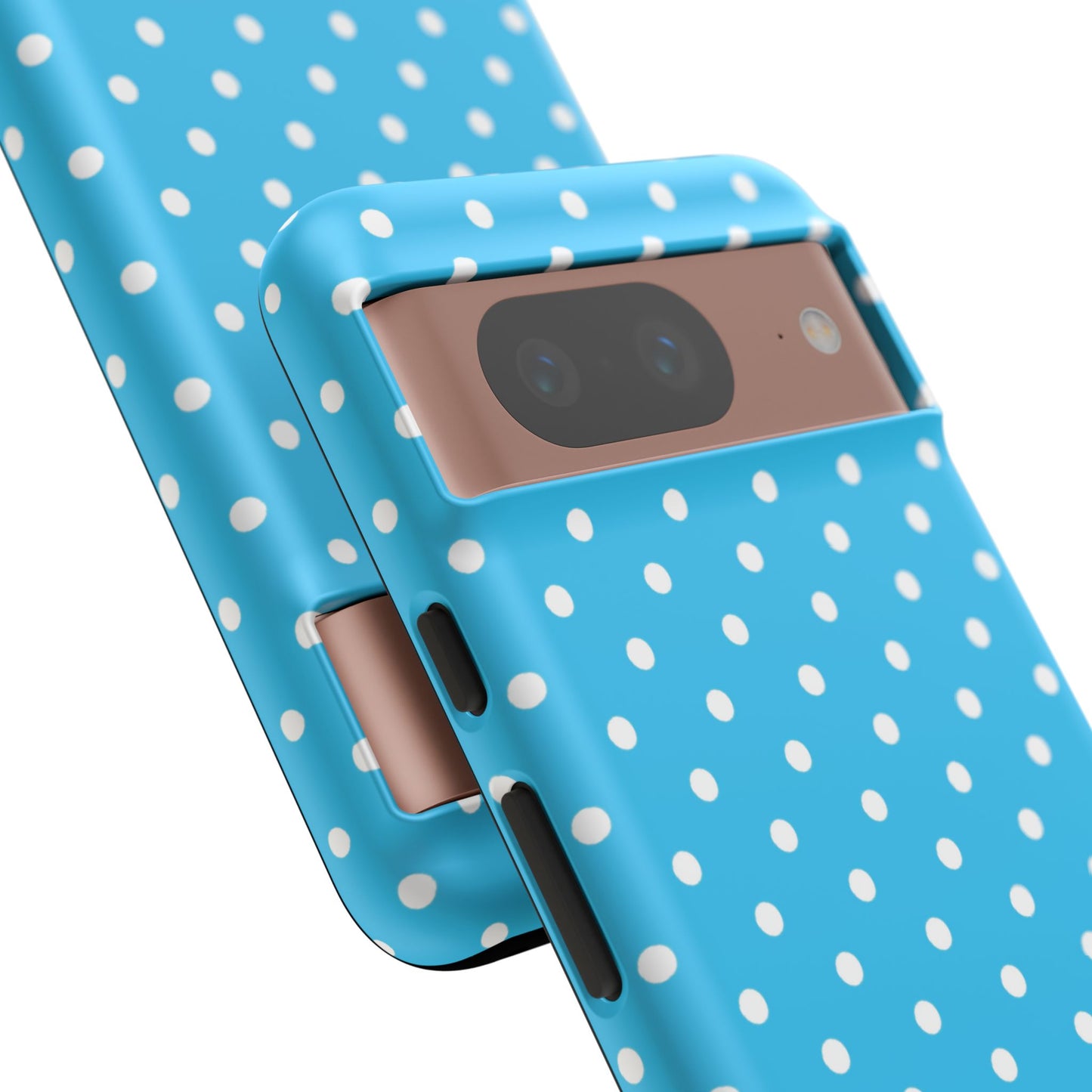 White dots on blue - Tough Cases