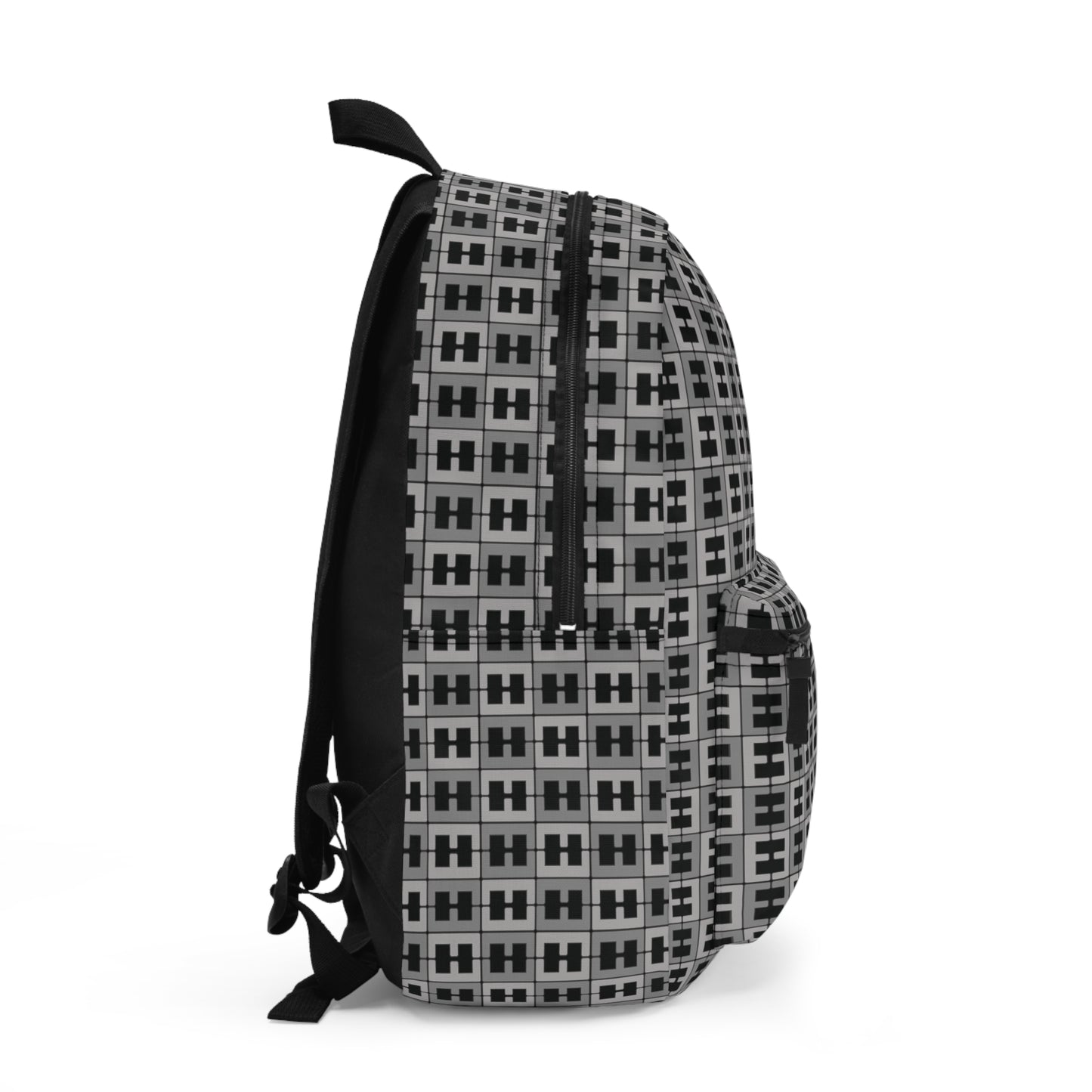 Letter Art - E - Black 000000 - Backpack