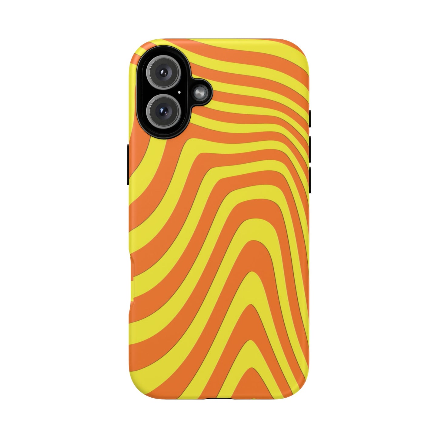 Retro wavy - Yellow and Orange - Tough Cases