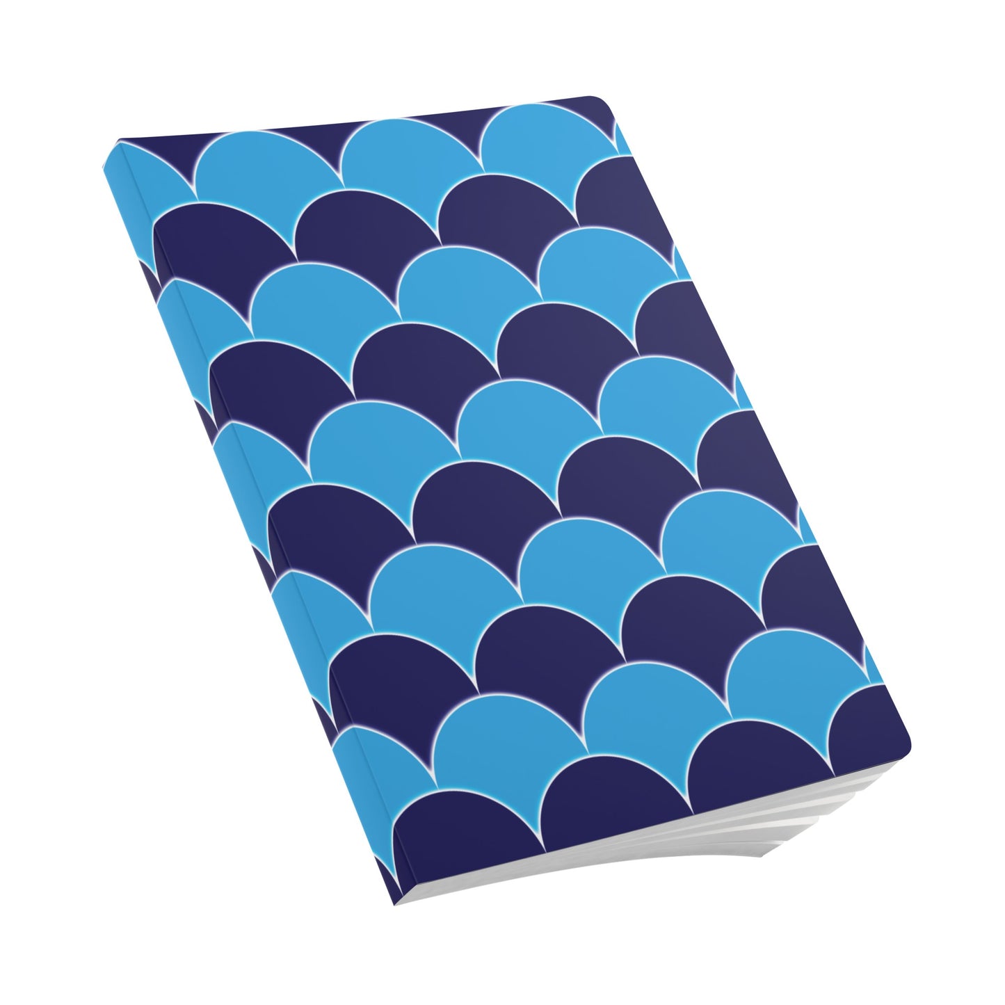 Blue Fans - Softcover Journal