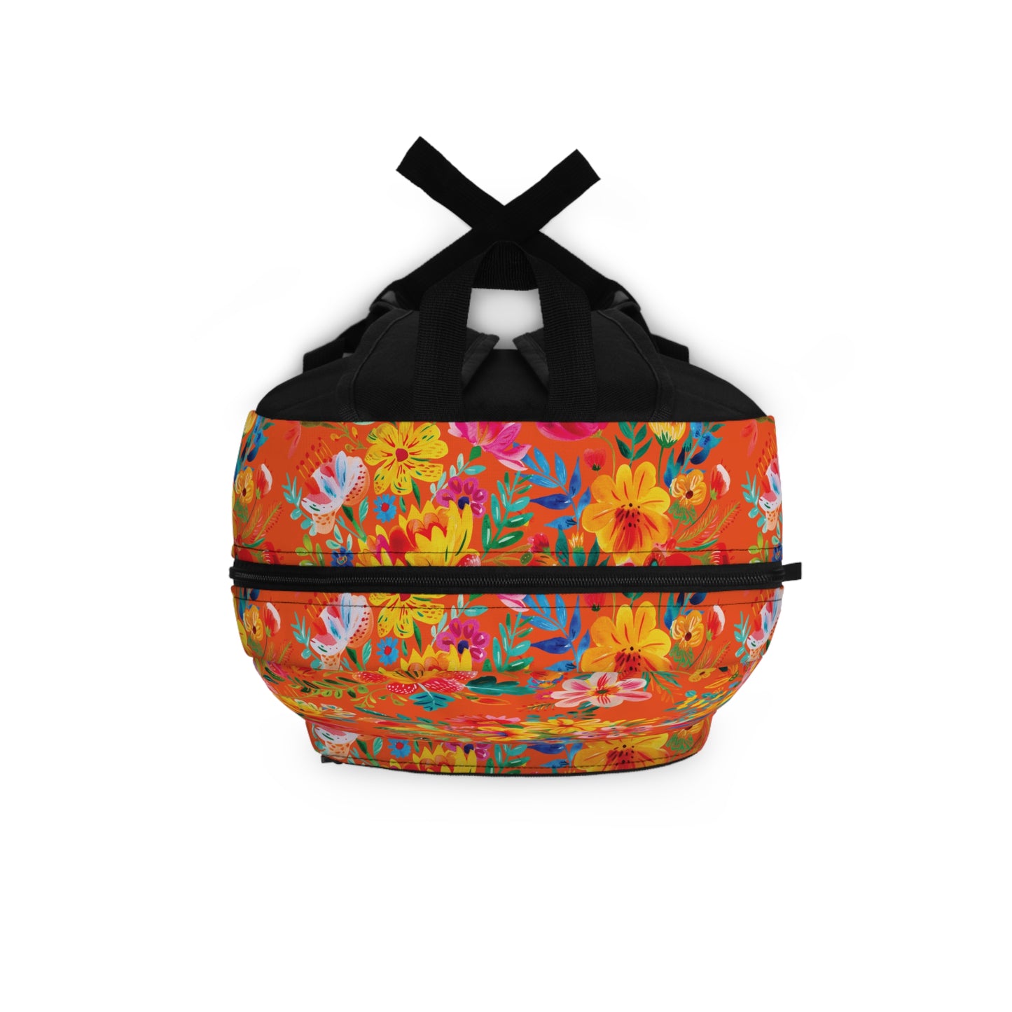 Bright Bold Watercolor Flowers - Orange FE5000 - Backpack