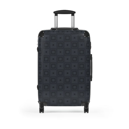 Onyx - Dark Jungle Green Squares - Suitcase