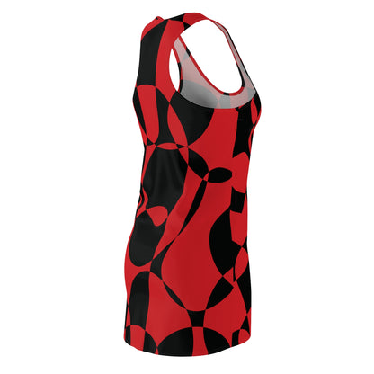 Scarlet Symphony - Women's Cut & Sew Racerback Dress