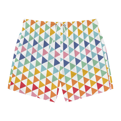 Colorful Triangles - Swim Trunks