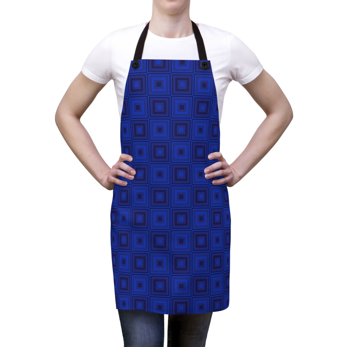 Blue Squares - Apron