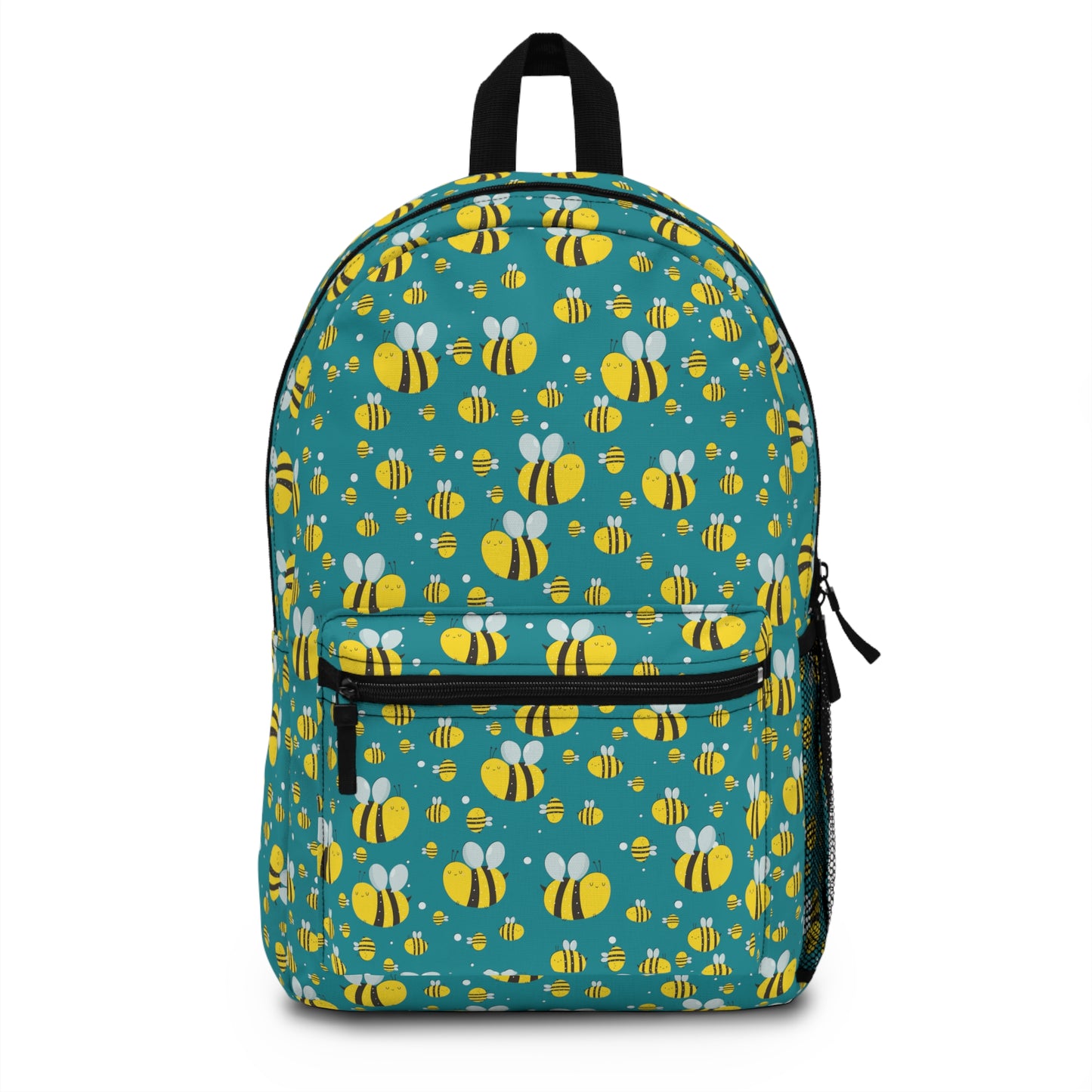 Lots of Bees - Aqua 008E97 - Backpack