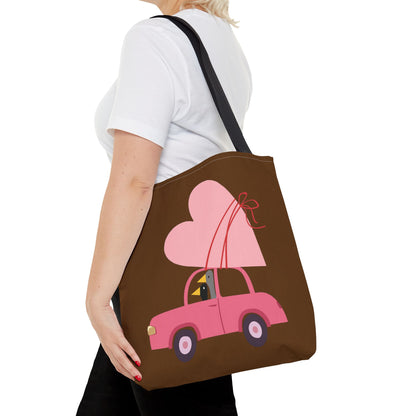 Ducks delivering a LOT of love - Pullman Brown 643b13 - Tote Bag