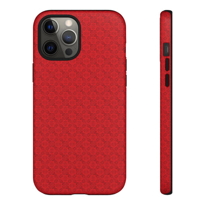 Vibrant Kaleidoscope - Red - Scarlet - Tough Cases