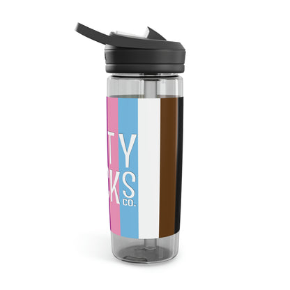 Nifty Ducks Co. Logo2 - Pride colors - CamelBak Eddy®  Water Bottle, 20oz - 25oz