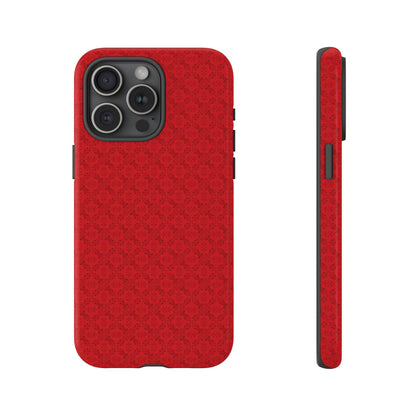 Vibrant Kaleidoscope - Red - Scarlet - Tough Cases