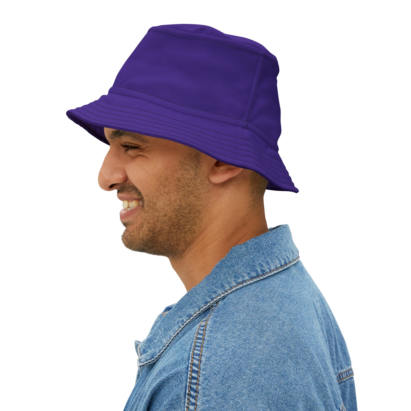 Nifty Ducks Co -  Logo - Purple Heart 5412AB - Bucket Hat (AOP)