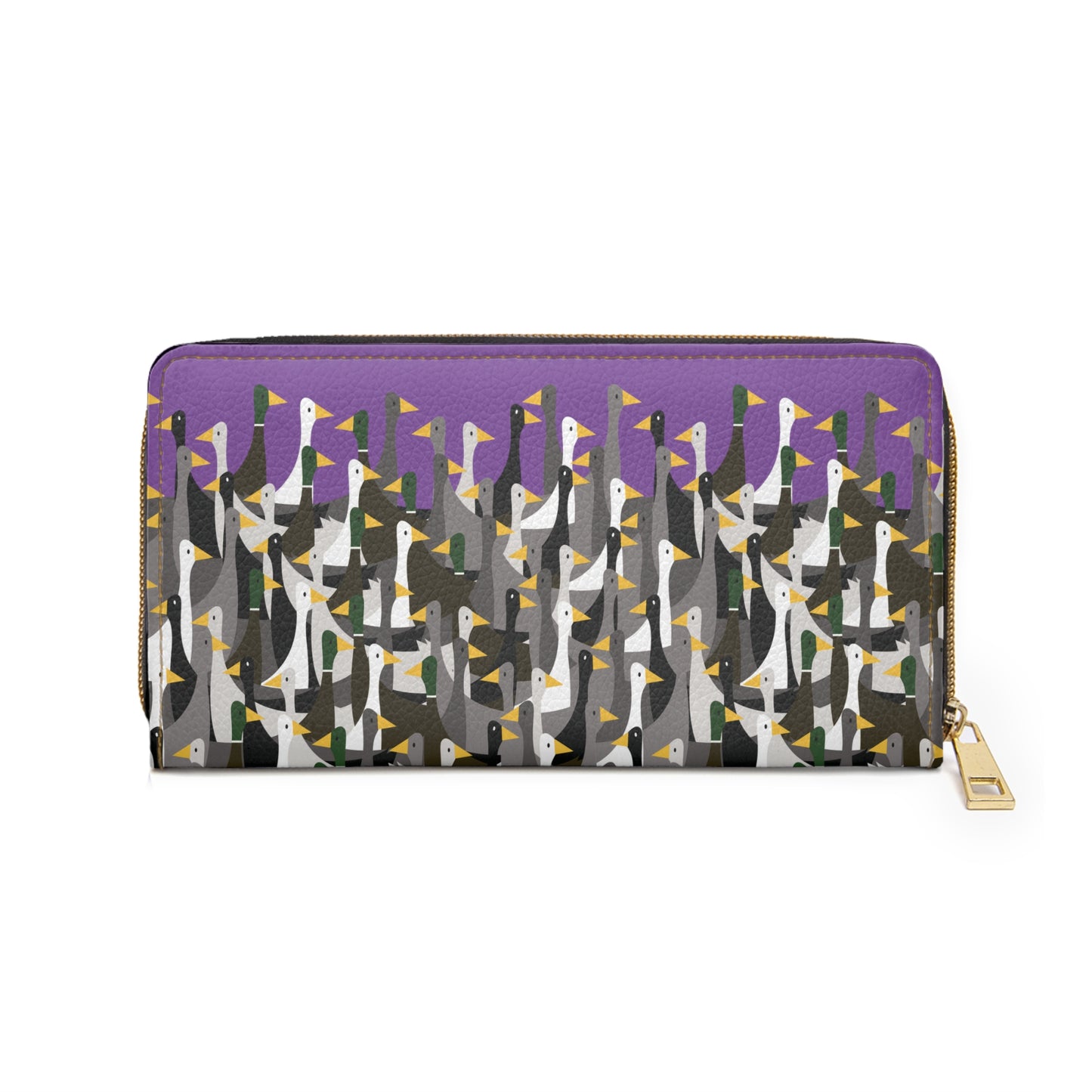 That is a LOT of ducks - Violet a014eb - Zipper Wallet