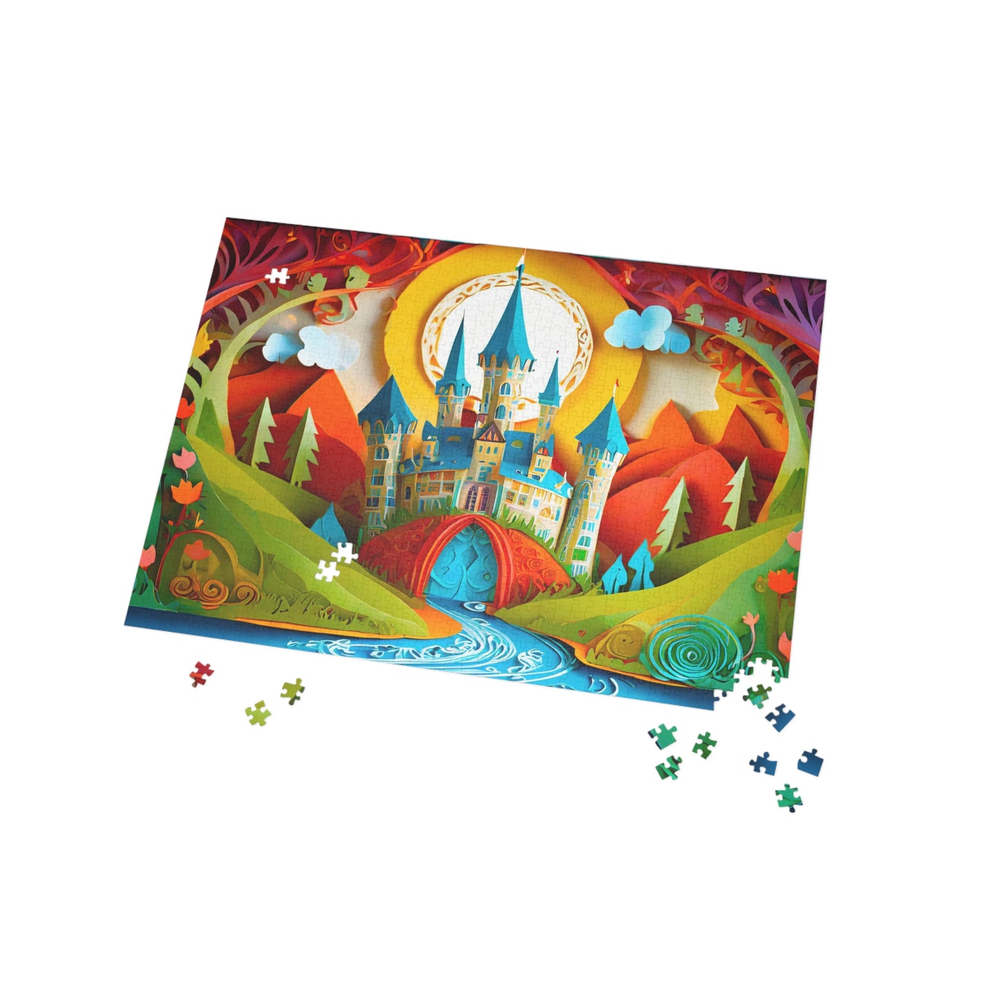 Fantastical Castle2 - Puzzle (500, 1000-Piece)