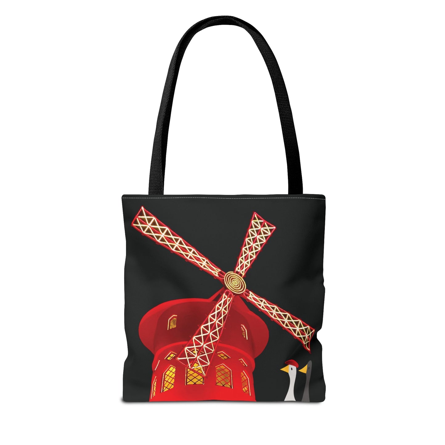 Ducks admiring Moulin Rouge - Tote Bag