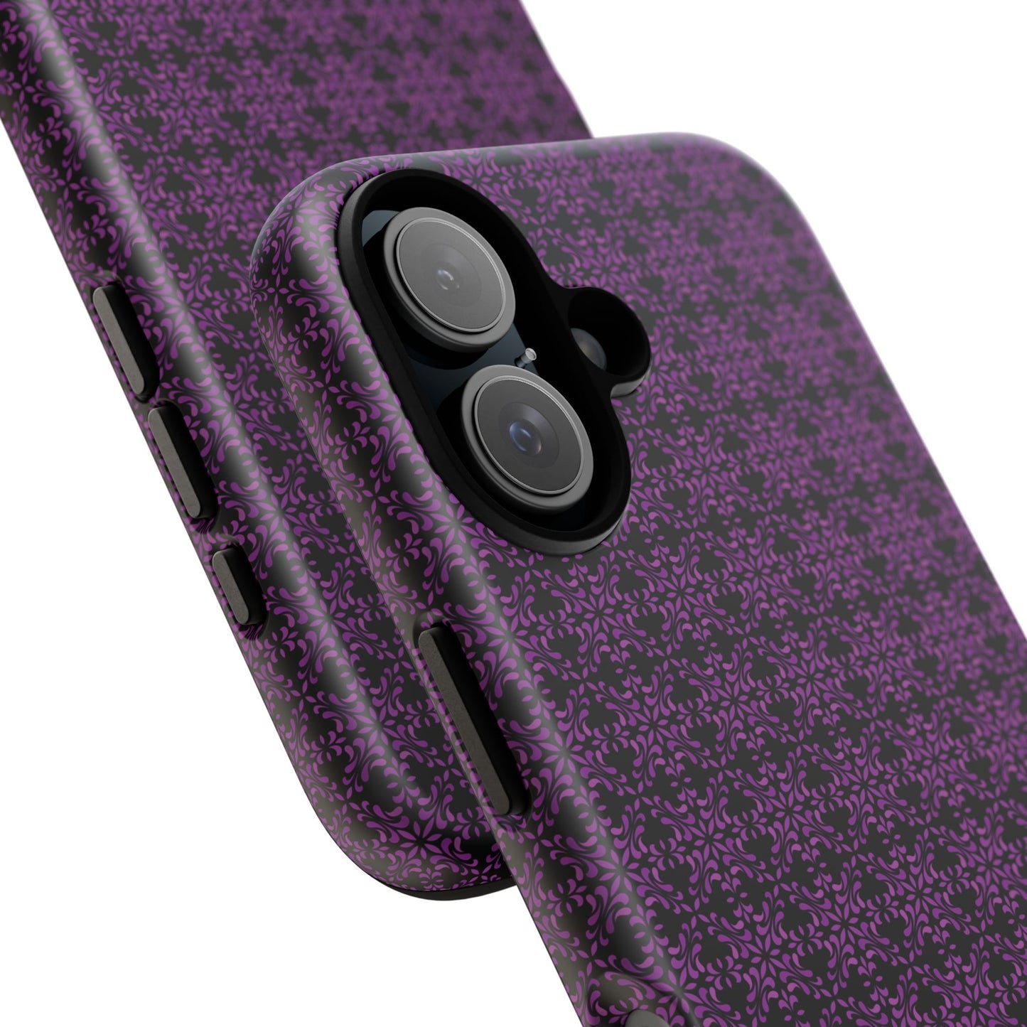 Vibrant Kaleidoscope - Purple - Black - Tough Cases