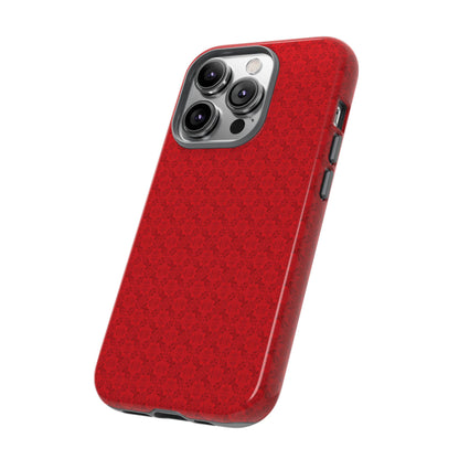 Vibrant Kaleidoscope - Red - Scarlet - Tough Cases