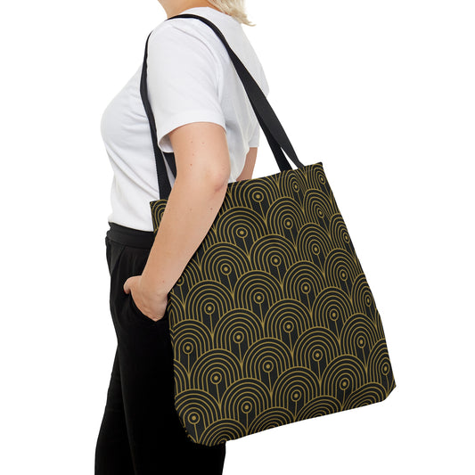 Art Deco 10 - Black 000000 - Tote Bag