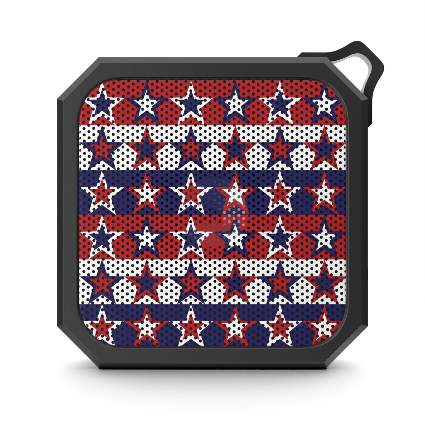 Red White and Blue Stars - Stripes - Blackwater Outdoor Bluetooth Speaker