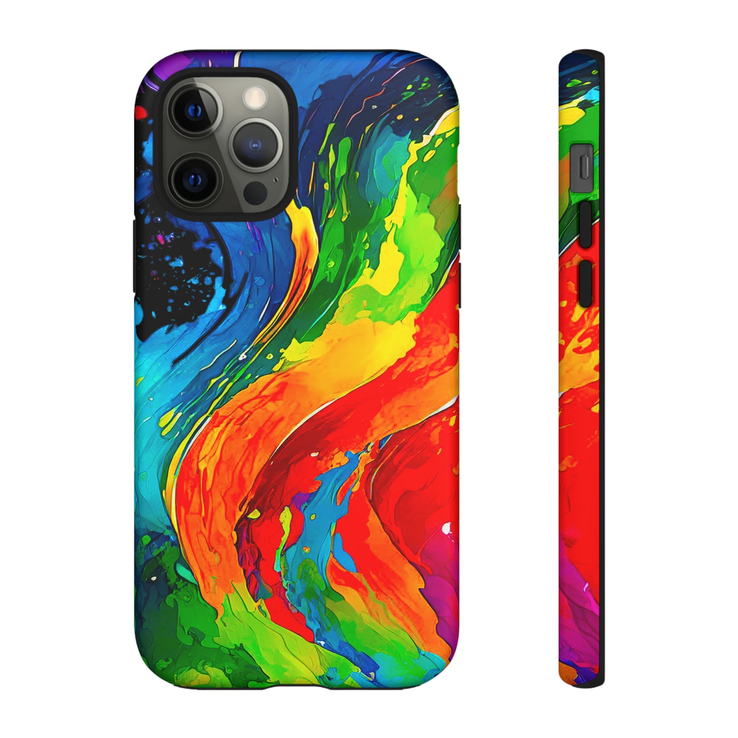 Color Splash - Black 000000 - Tough Cases