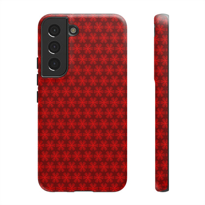 Red V Star Pattern - Tough Cases