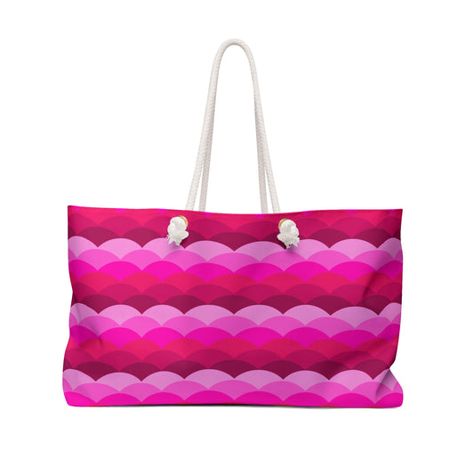 Variations on a Pink Rose - Sunrise - Weekender Bag