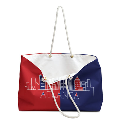 Atlanta - Red White and Blue City series - Weekender Bag