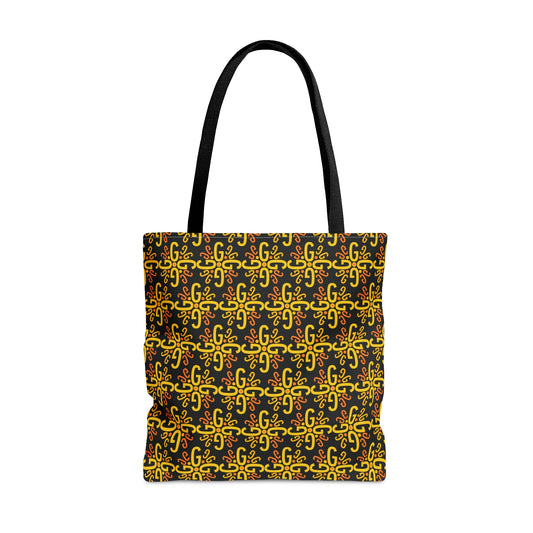 Letter Art - G - Black 000000 - Tote Bag