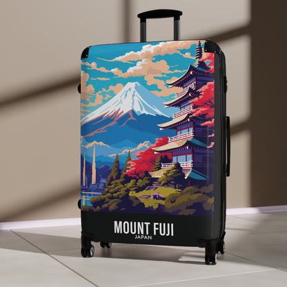 Mount Fuji - Japan - Black 000000 - Suitcase