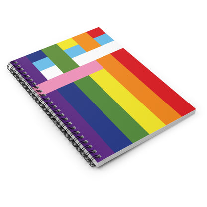 All in this together - Pride - Spiral Notebook - Ruled Line