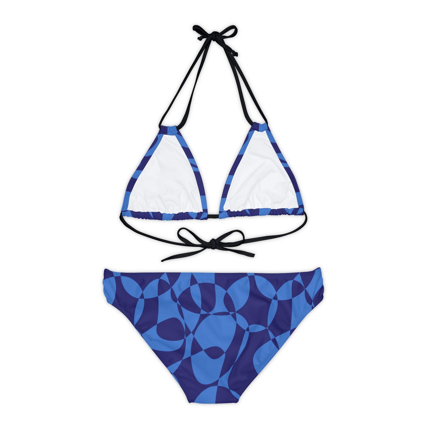 Sapphire Swirl - Azure - Strappy Bikini Set