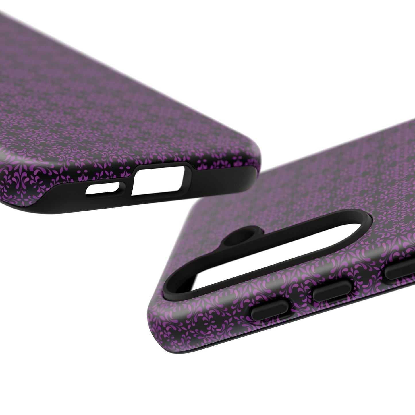 Vibrant Kaleidoscope - Purple - Black - Tough Cases