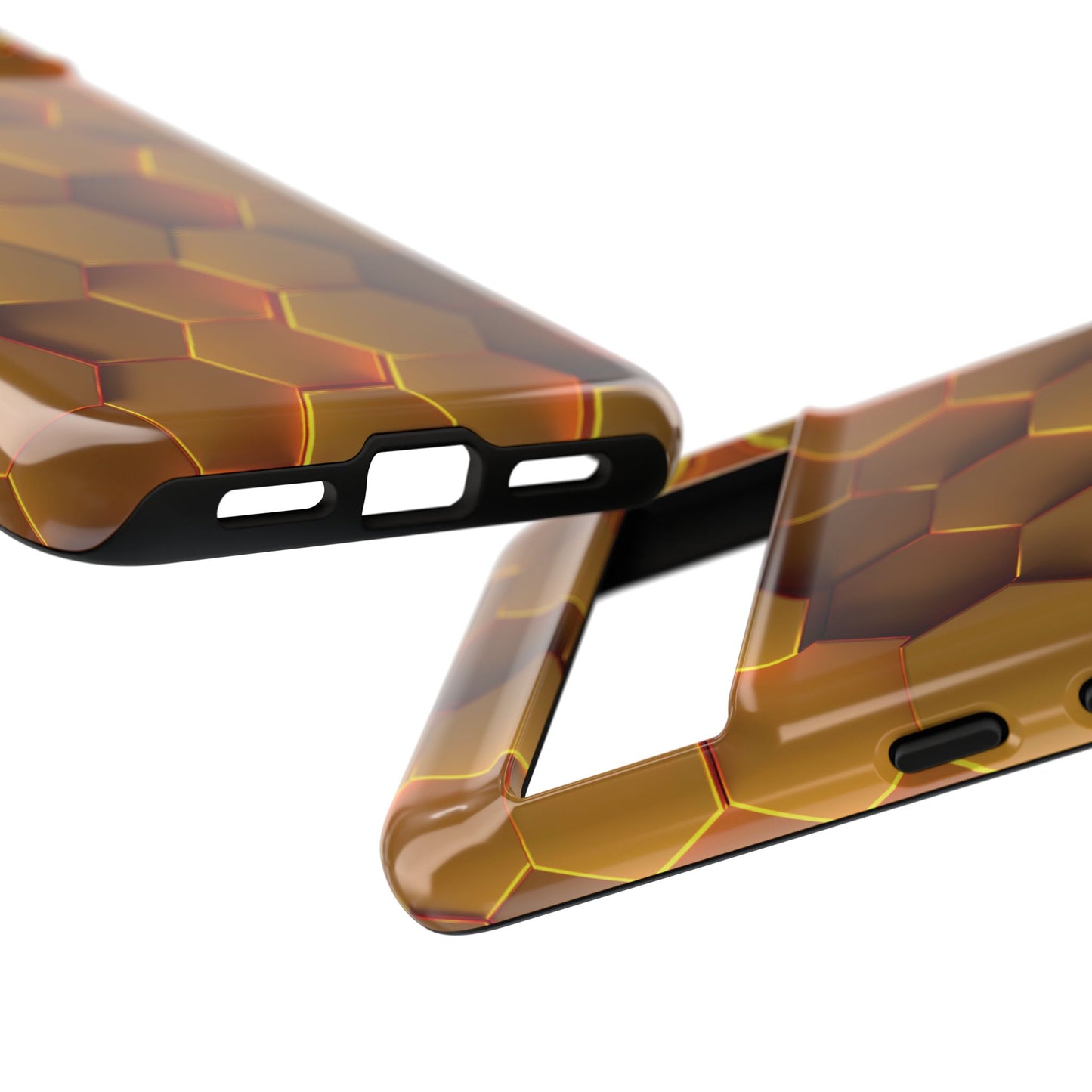 Hexagonal pattern - Gold - Tough Cases