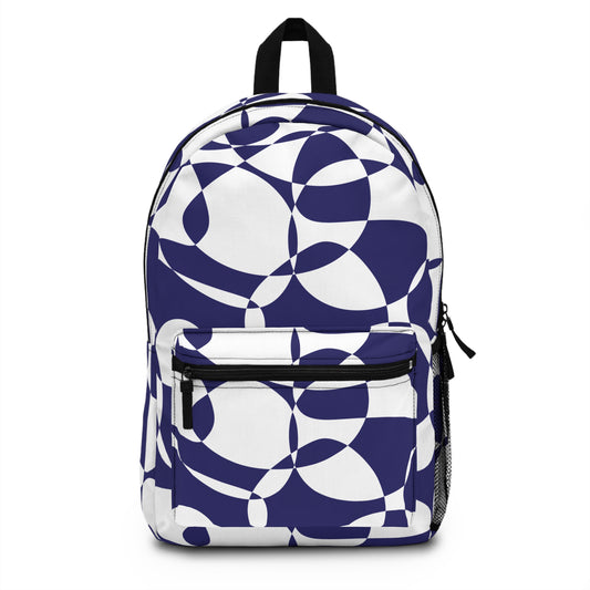 Sapphire Swirl - White - Backpack