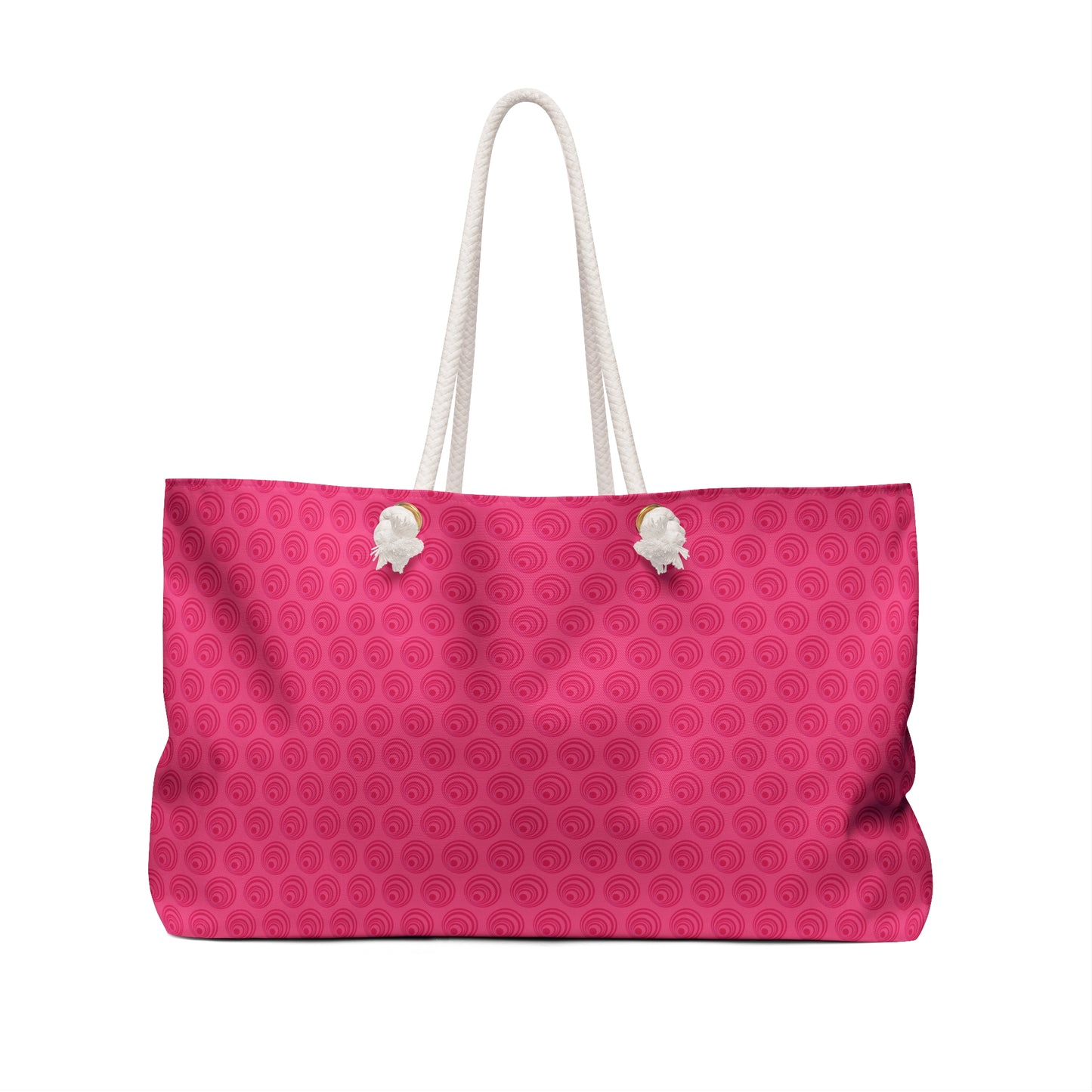 Wild Pink Dots - French Rose ff4d8d - Weekender Bag