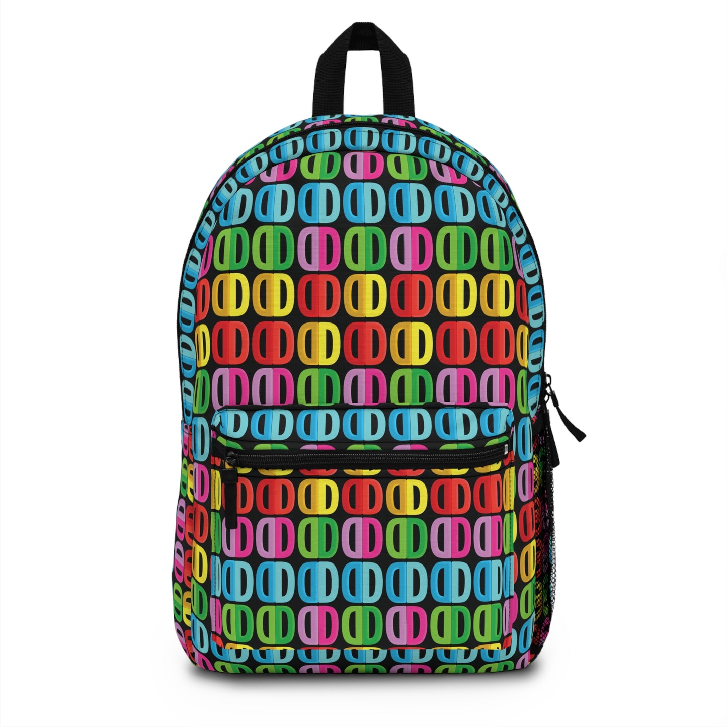 Letter Art - D - Black 000000 - Backpack