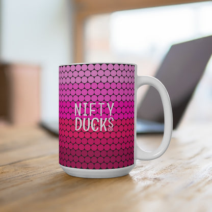 Variations on Pink - Logo2 - Mug 15oz