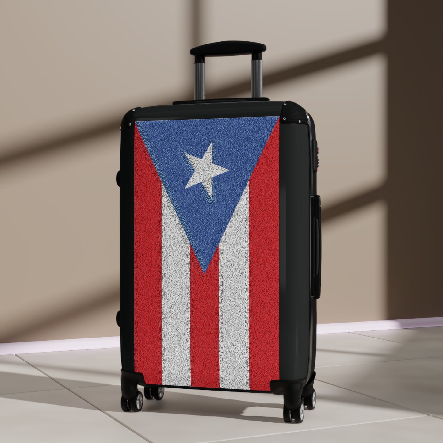 Celebrate Puerto Rico - Black - Suitcases